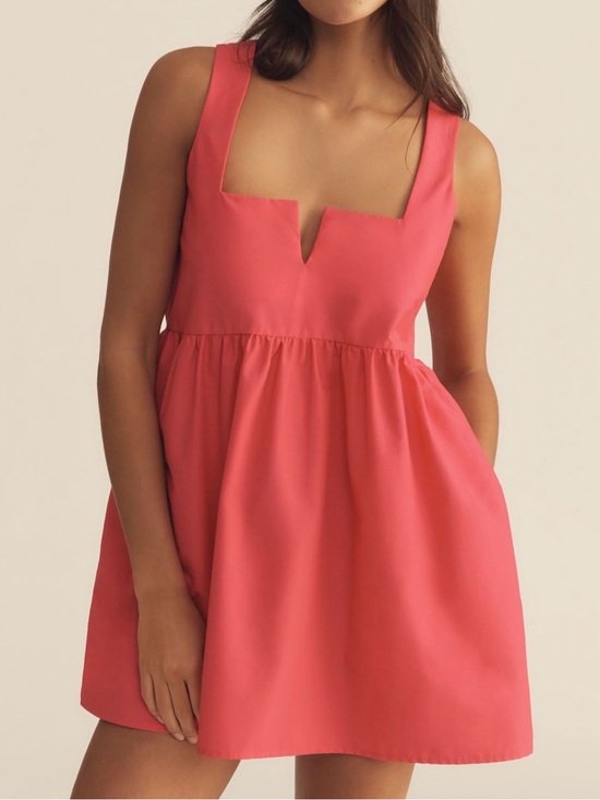 Anthropologie Dresses & Skirts - Daily Practice Sleeveless Split - Neck mini dress